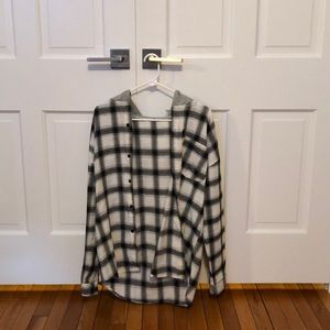 Frame of Mind Hooded Flannel